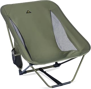 iClimb Low Ultralight Compact Folding Chair (Green)