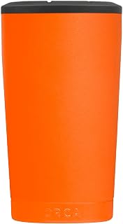 ORCA Keep It Cool Insulated Tumbler for Cans and Bottles, Slim Cans, 12 oz. and 16 oz. Beverage Cooler - Blaze Orange