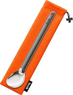 Kuvіk Titanium Spoon - Ultralight and Compact for Camping and Hiking
